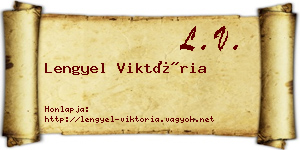 Lengyel Viktória névjegykártya