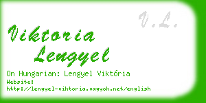 viktoria lengyel business card